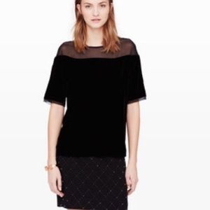 [NWOT] Club Monaco Velvet Top